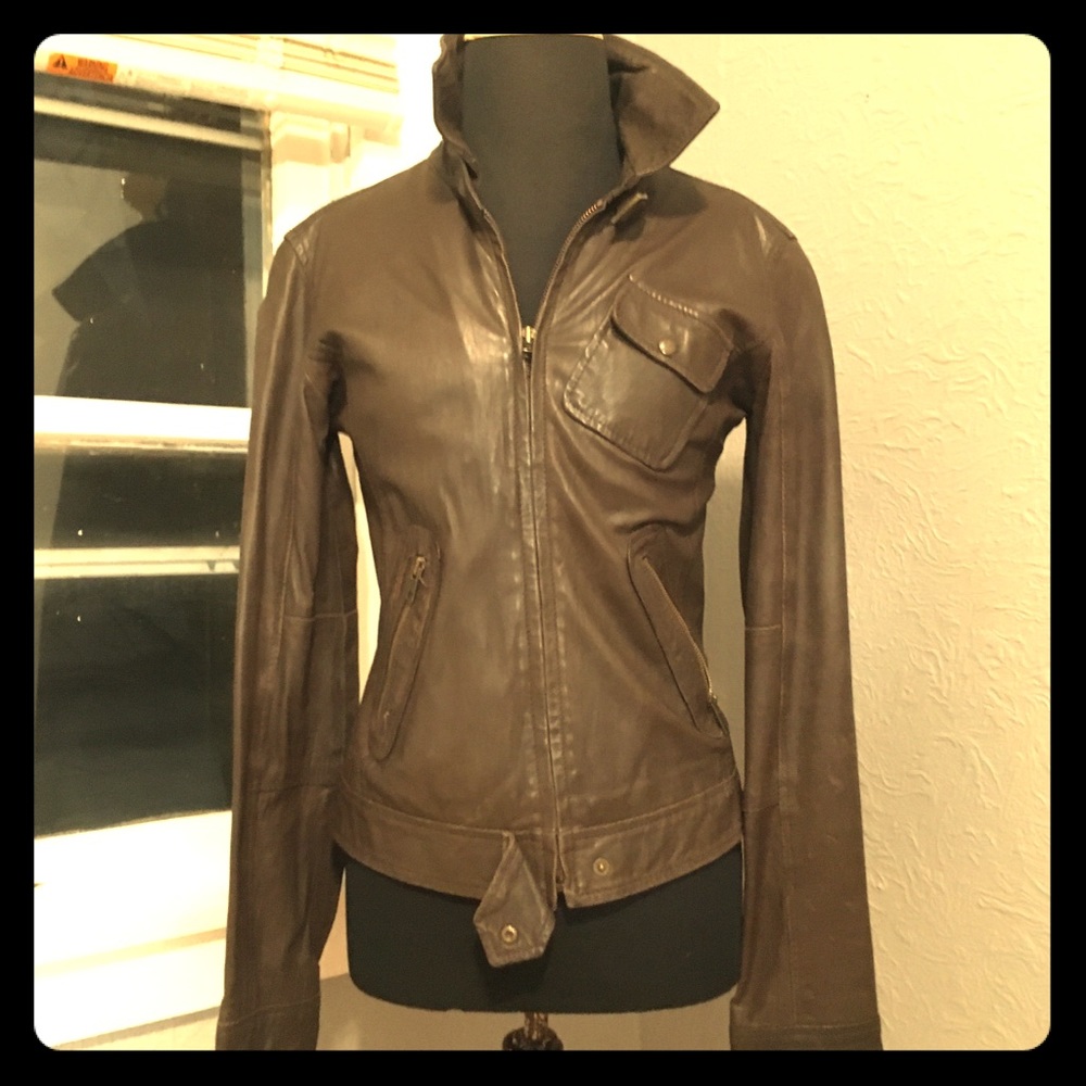Motorbike real Leather jacket